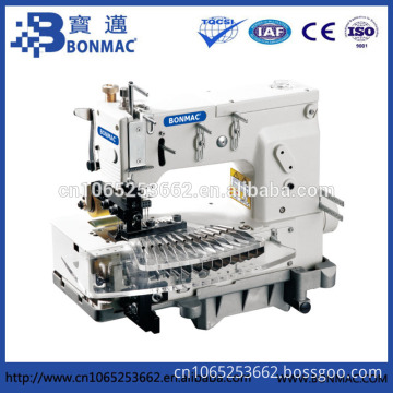 BONMAC 1412PTV 12-Needle Multi Needle Flat-bed Chain Stitch Industrial Sewing Machine